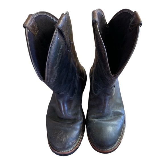 Ariat Mens Thinsulate Waterproof Western Leather Work Cowboy Boots Size 8EE - Picture 7 of 13